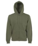 Picture of SS822 Premium 70/30 hooded sweatshirt jacket