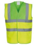 Picture of YK001 Hi-vis 2-band-and-braces waistcoat (HVW100)