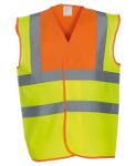 Picture of YK001 Hi-vis 2-band-and-braces waistcoat (HVW100)