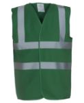 Picture of YK001 Hi-vis 2-band-and-braces waistcoat (HVW100)