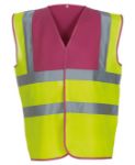 Picture of YK001 Hi-vis 2-band-and-braces waistcoat (HVW100)