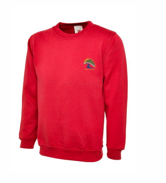 Picture of Ysgol Bro Teifi Primary Sweatshirt Red