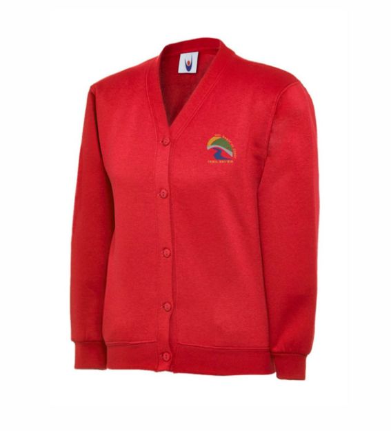 Picture of Ysgol Bro Teifi Primary Cardigan Red